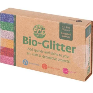 Bio Glitter 10g Mini Shakers (Set of 6) by Zart