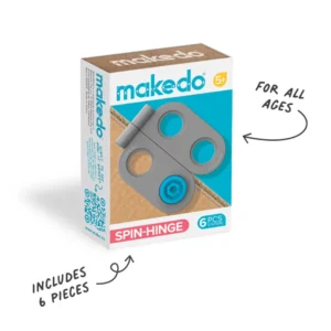 Upcycled Cardboard Construction Tool (Spin-Hinge) by Makedo Australia
