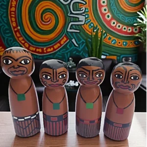 Te Ao Māori Legends – Māui and the Sun Peg Dolls (New Zealand) by Primary Toys