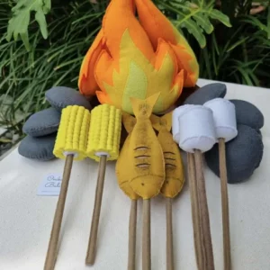 Felt Fire Play Set by Onika Bali