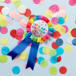 Giggle & Grow Rainbow Birthday Badge