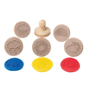 Wooden Dough Stamps (Weather)
