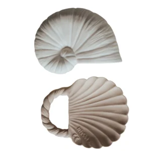 Two Piece Ocean Bath Set (Shells) by Natruba