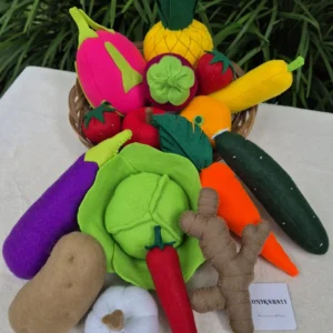 Felt Fruit and Vegetable Set by Onika Bali