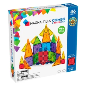 Combo 46-Piece Magnetic Construction Set by MAGNA-TILES