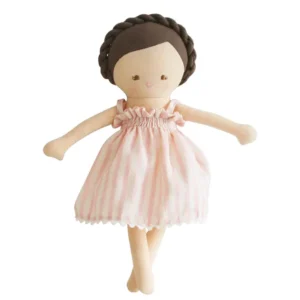Baby Daisy (28cm) Pink Stripe Doll by Alimrose