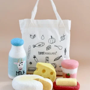 Felt Dairy Food Group Set by Tara Treasures