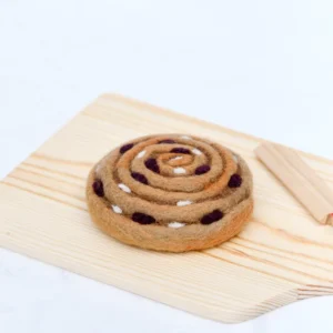 Felt Pain aux Raisins Escargot by Tara Treasures