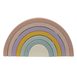 Silicone Rainbow Stacker (Rose)