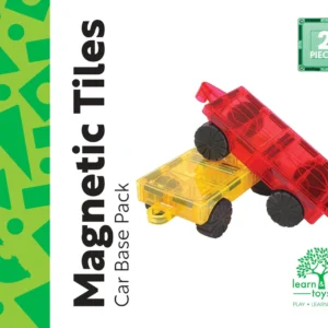 Magnetic Tiles Car Base Pack (Set of 2) by Learn & Grow