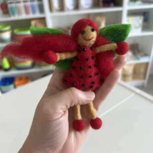 Miss Strawberry Fairy (12cm) by Himalayan Journey