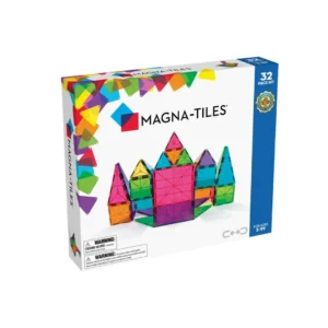 Classic 32-Piece Set Magnetic Construction Set by MAGNA-TILES