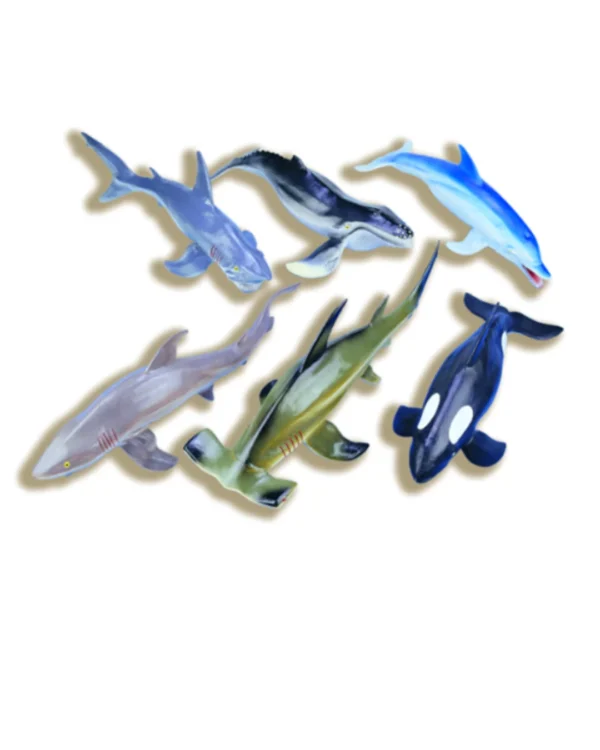 sea animals giant plastic
